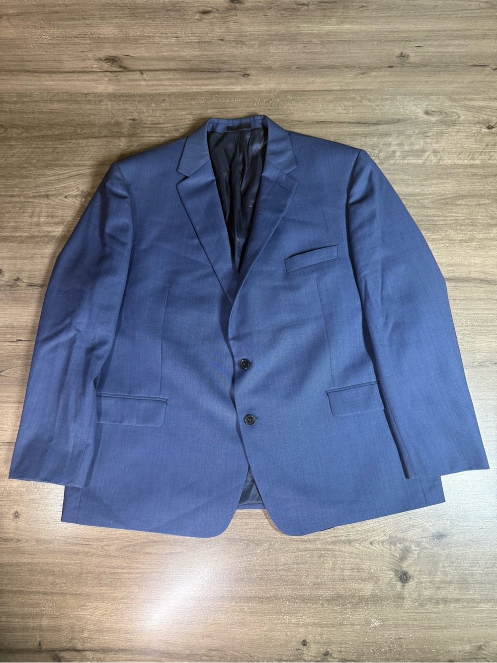 Lauren Ralph Lauren Men’s Black Label Wool Blend Two Button Blue Blazer 50R